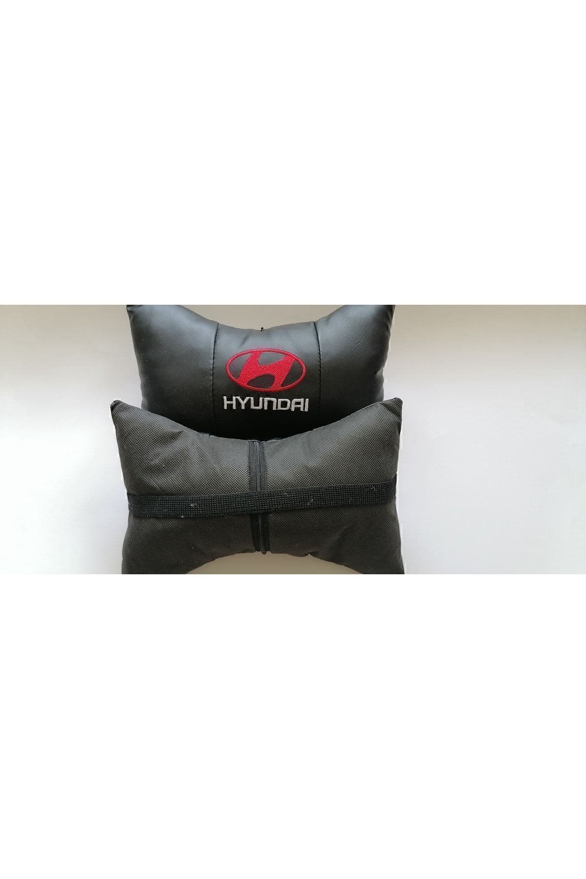 Hyundai Elantra Tucson Atos Model Oto Araba Ofis Bel Destek Koltuk Boyun Yastığı Vinil Deri Nakış