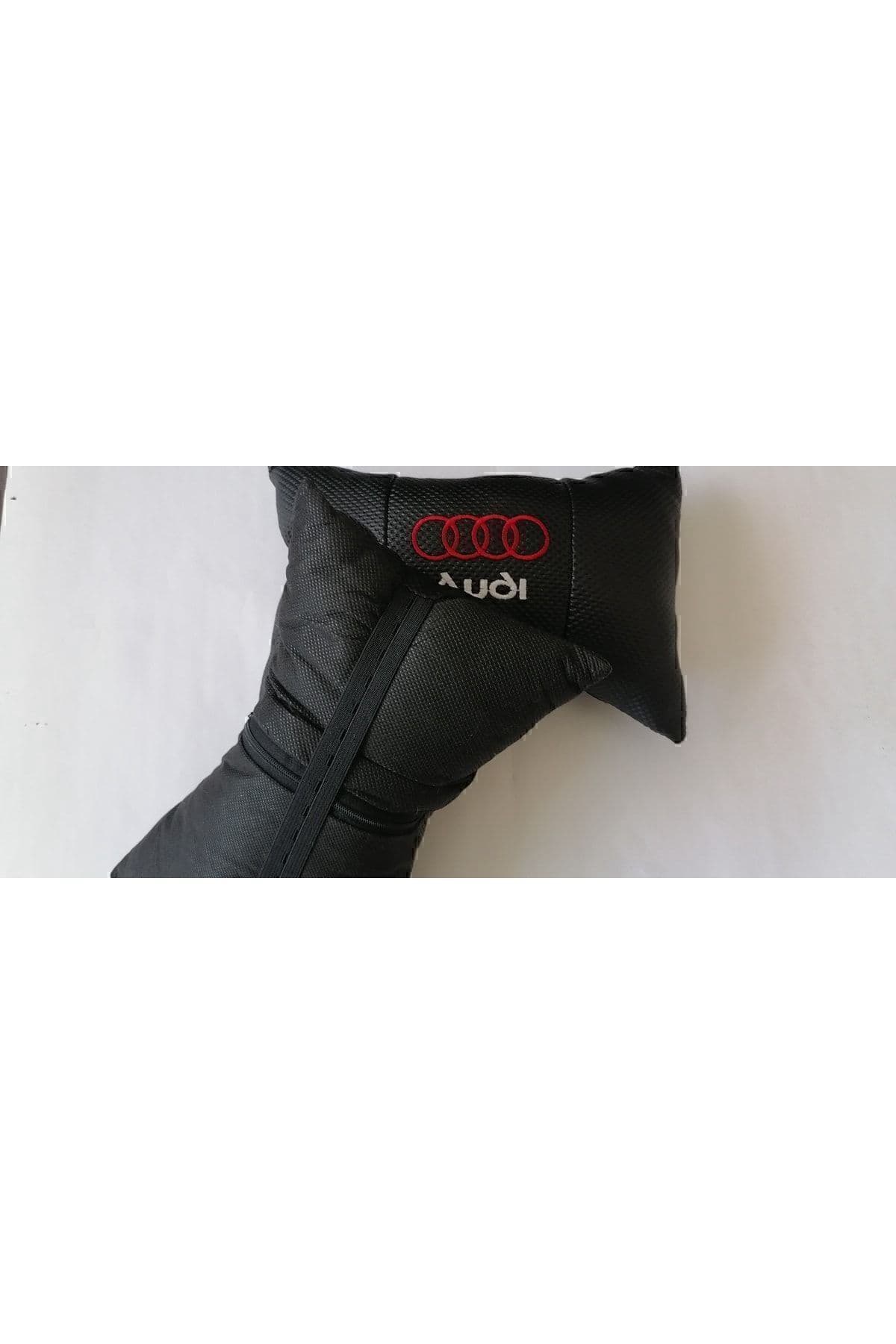 Audi Arma A1 A2 A3 A4 Model Oto Araba Ofis Bel Destek Koltuk Boyun Yastığı Vinil Deri Nakış Işleme