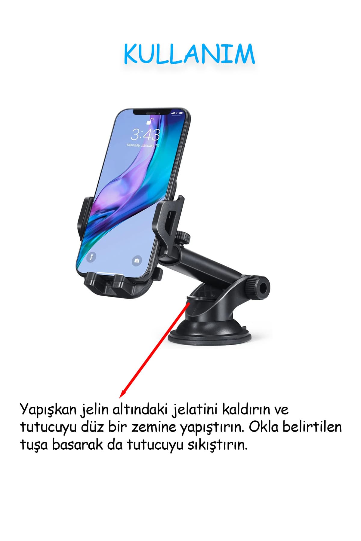 Araba Akrobat Telefon Tutucu Araç Içine Cep Telefonu Tutacağı Oto Aksesuar Arac Telefon Tutucu