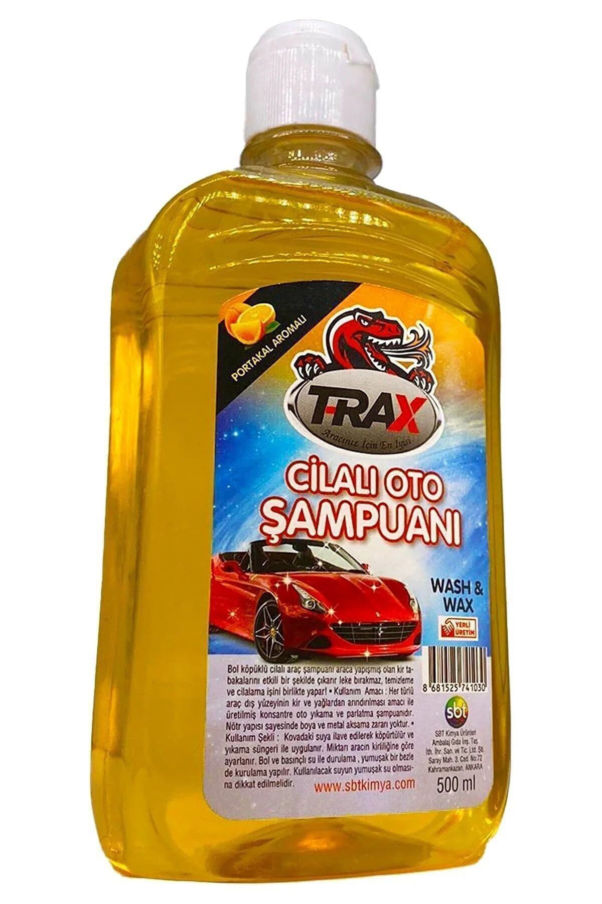 Trax Cilalı Oto Şampuanı Portakal Parfumlu Etkili Temizlik Süper Parlaklık 500 Ml