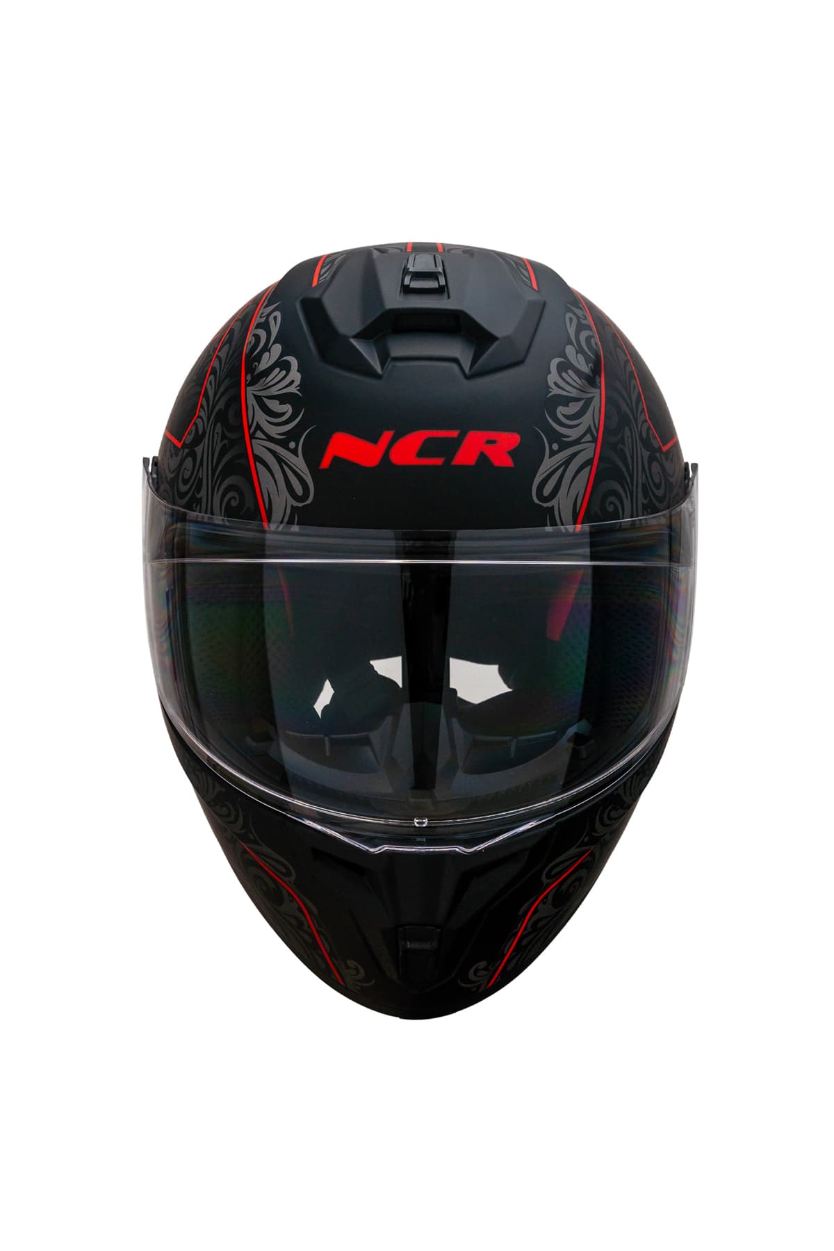 Rapid Kapalı Kask Kırmızı Desenli (Ece Belgeli)