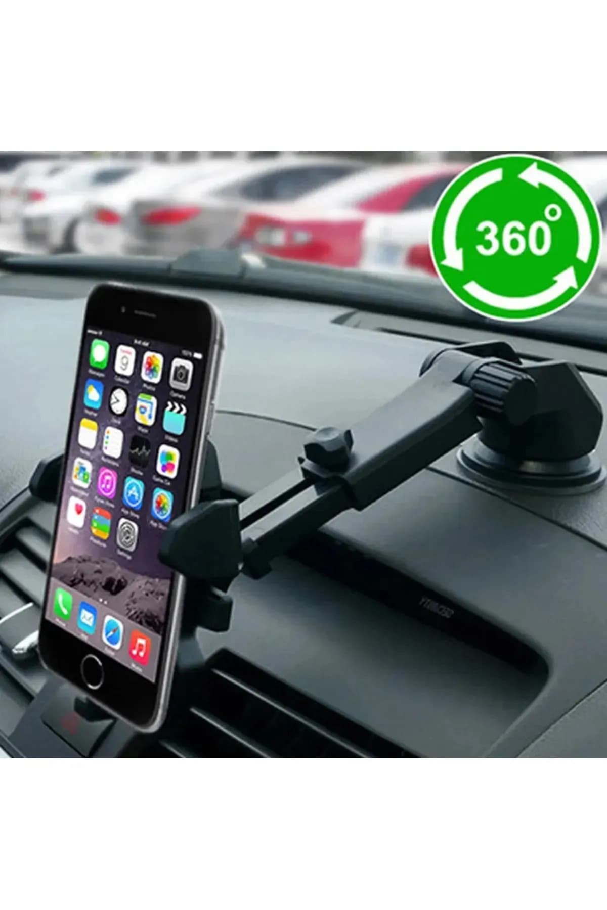 Uzayabilen Araç Telefon Tutucu Torpido Cama Uygun Vantuzlu Araba Telefon Tutacağı Akrobat
