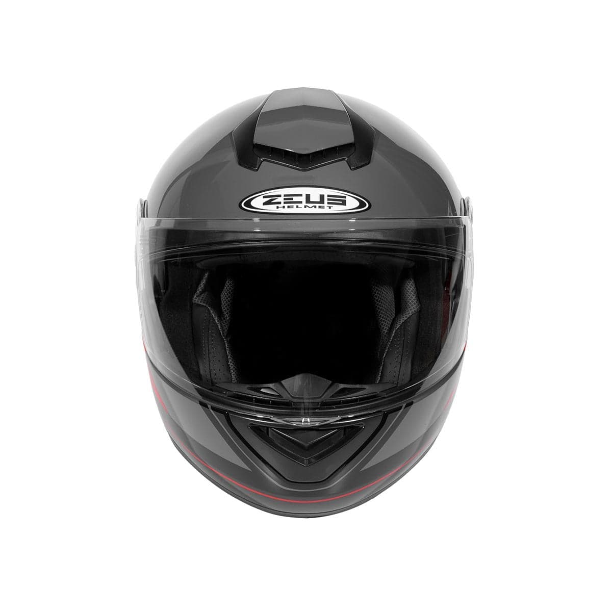 Zeus Zeus ZS-3050 BE7 Grey Red Çene Açılır Kask