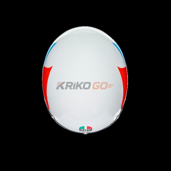Agv Agv X70 Multi Vela White Red Blue Açık Kask