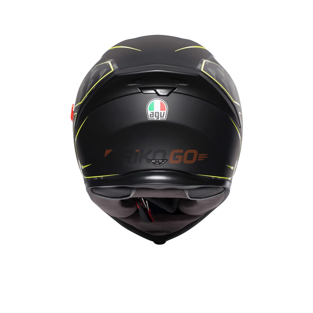 Agv Agv K5 S Multi PLK Tornado Siyah Sarı Kapalı Kask