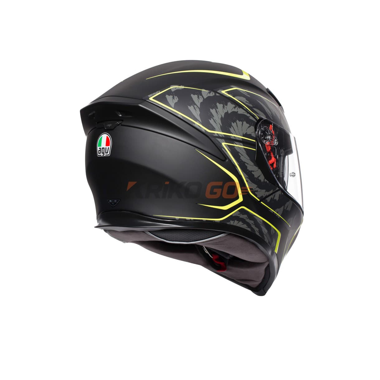 Agv Agv K5 S Multi PLK Tornado Siyah Sarı Kapalı Kask