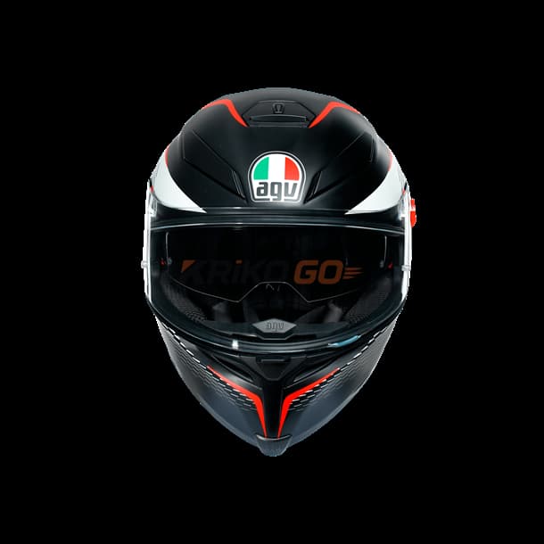 Agv Agv K5 S Multi Thunder PLK Matt Black White Kapalı Kask