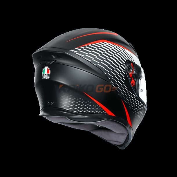 Agv Agv K5 S Multi Thunder PLK Matt Black White Kapalı Kask