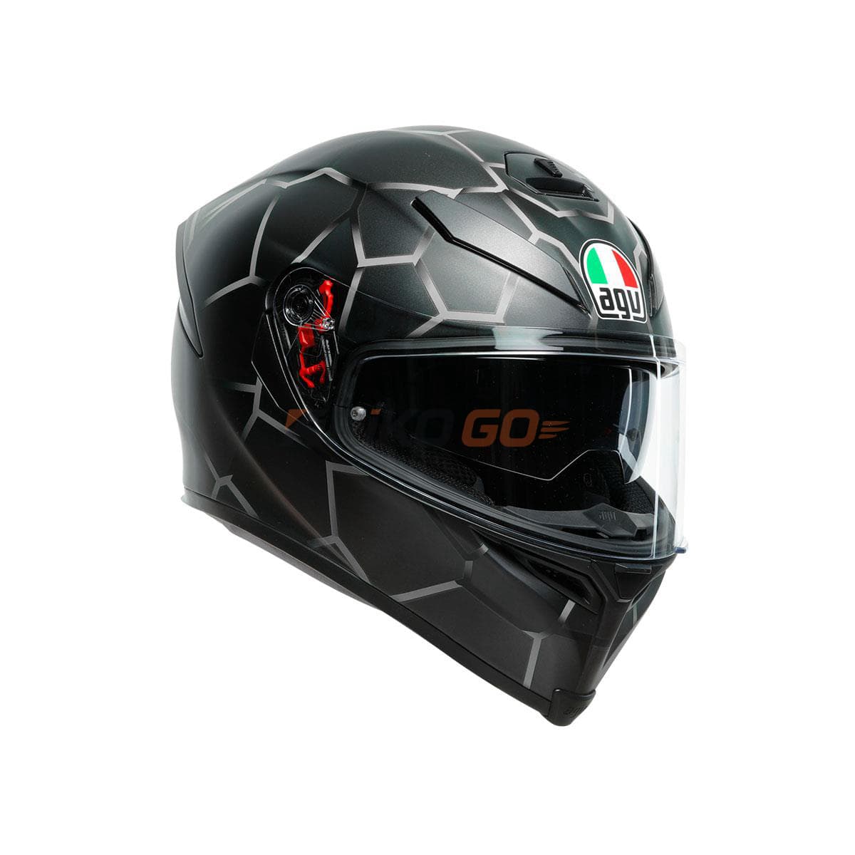Agv K5 S Multi Vulcanum Grey Kapalı Kask