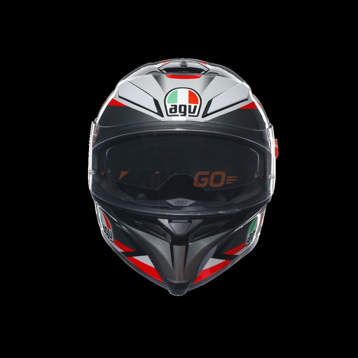 Agv Agv K5 S Multi Plasma Black Grey Red Kapalı Kask