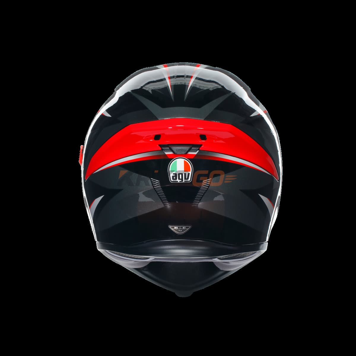 Agv Agv K5 S Multi Plasma Black Grey Red Kapalı Kask
