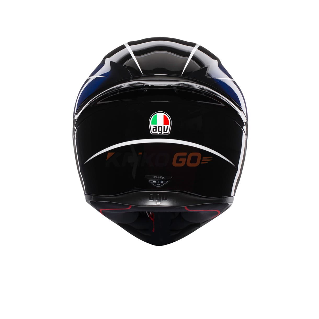 Agv Agv K1 Multi Qualify Black Blue Kapalı Kask
