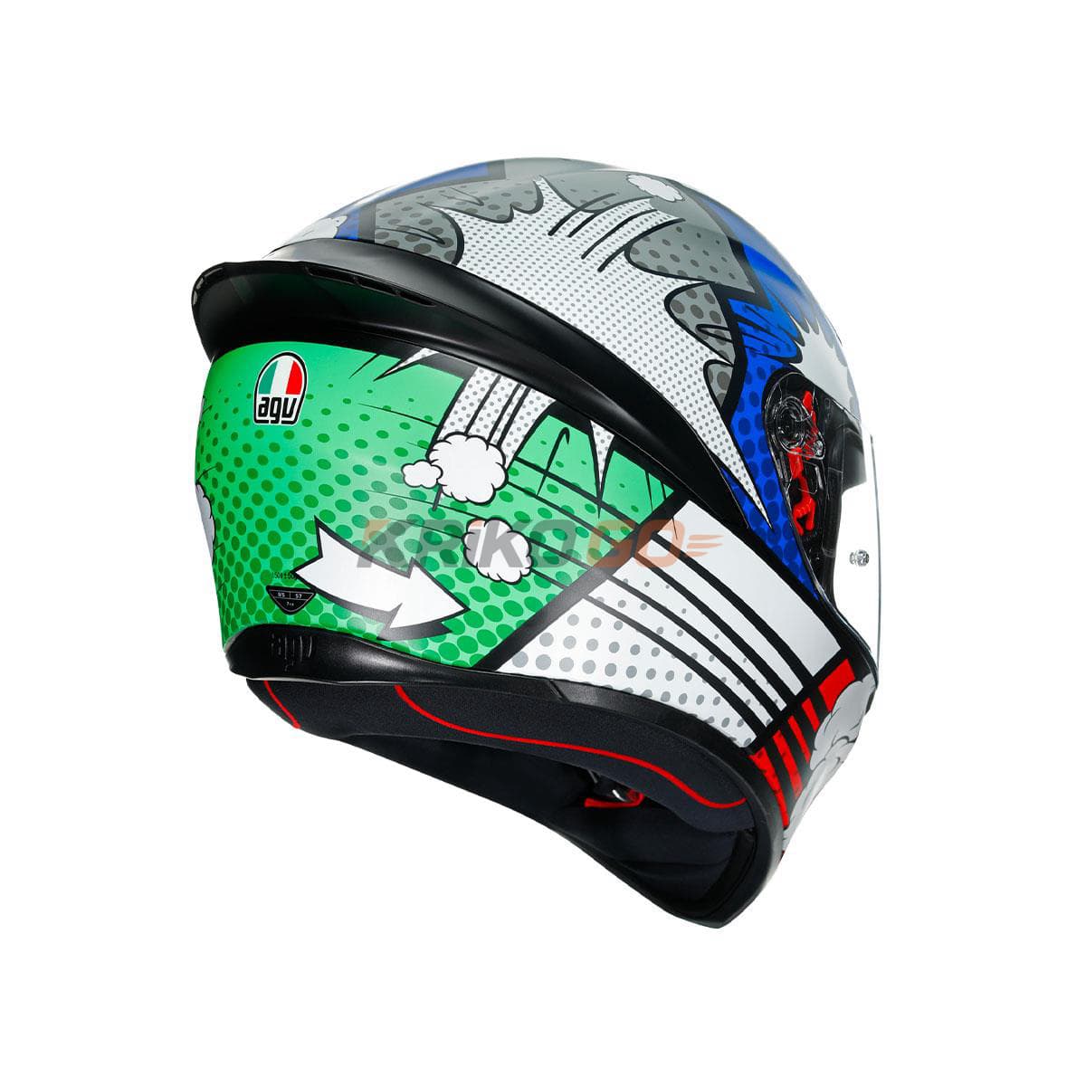 Agv Agv K1 Multi Bang Matt Italy Blue Kapalı Kask