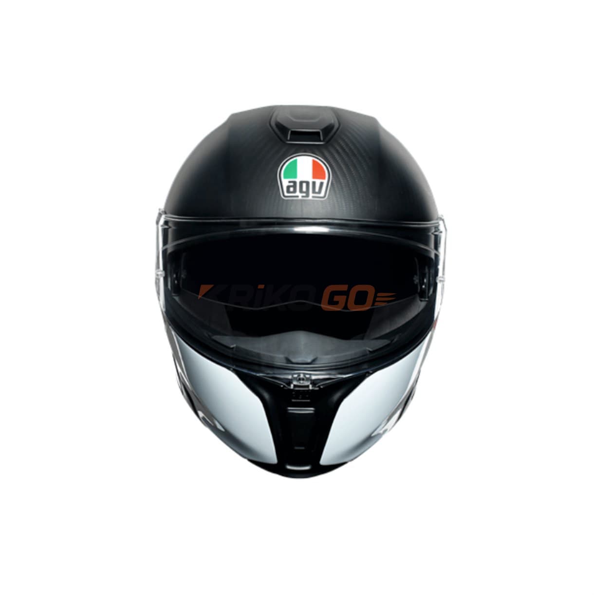Agv Agv Sportmodular Multi PLK Layer Carbon Kırmızı Mavi Çene Açılır Kask
