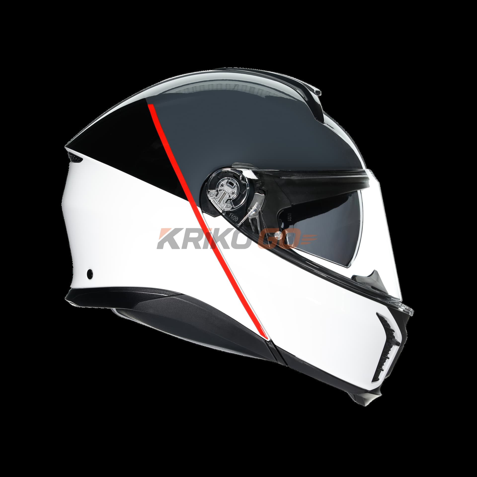 Agv Agv Tourmodular Mlt Balance White Grey Red Çene Açılır Kask