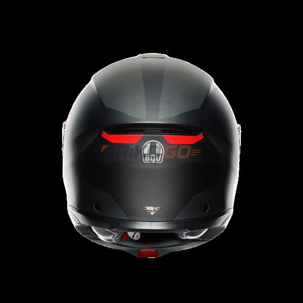 Agv Agv Tourmodular Frequency Matt Gun Metal Red Çene Açılır Kask