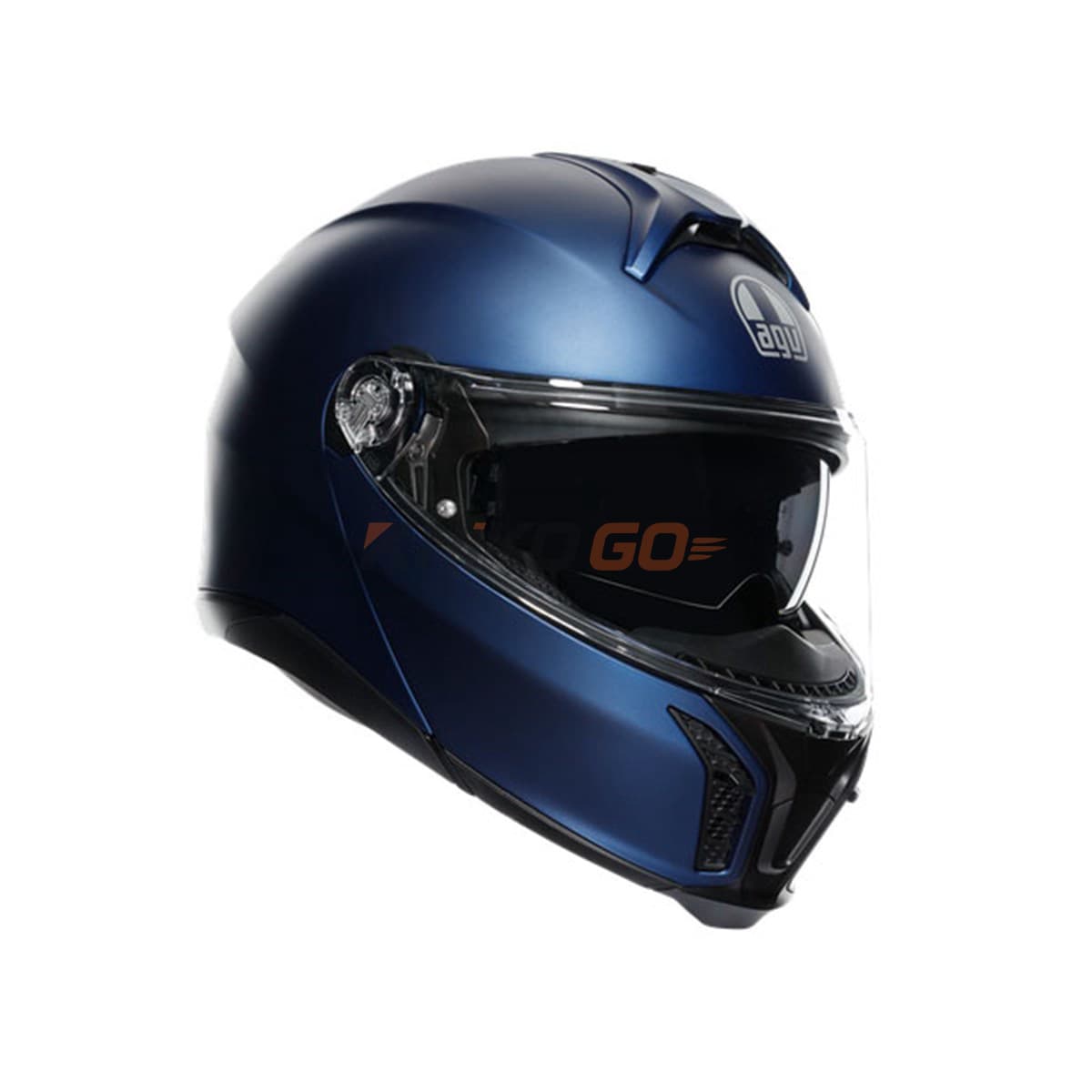 Agv Tourmodular Solid Mplk Galassia Blue Matt Çene Açılır Kask