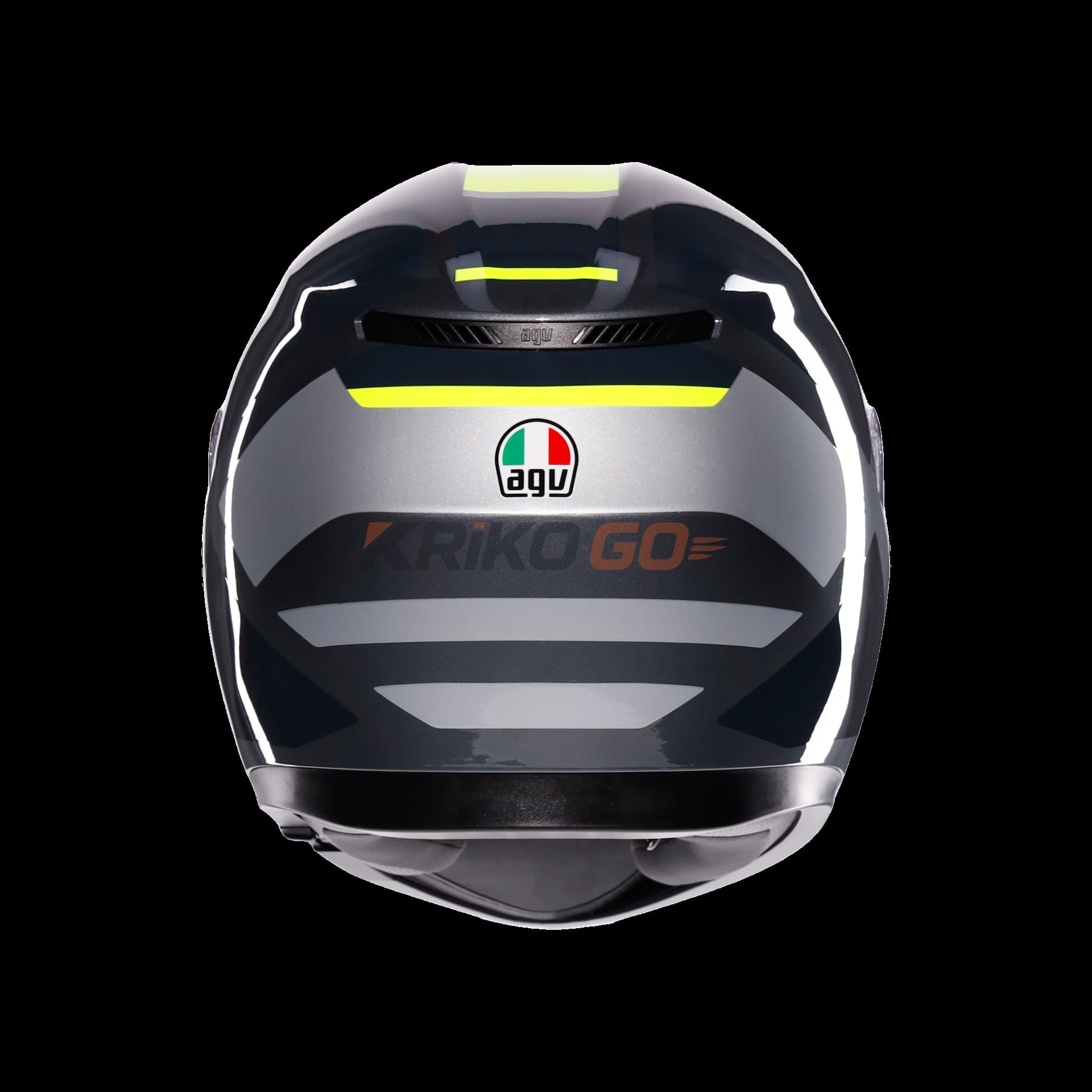 Agv Agv K3 Mplk Shade Grey Yellow Fluo Kapalı Kask