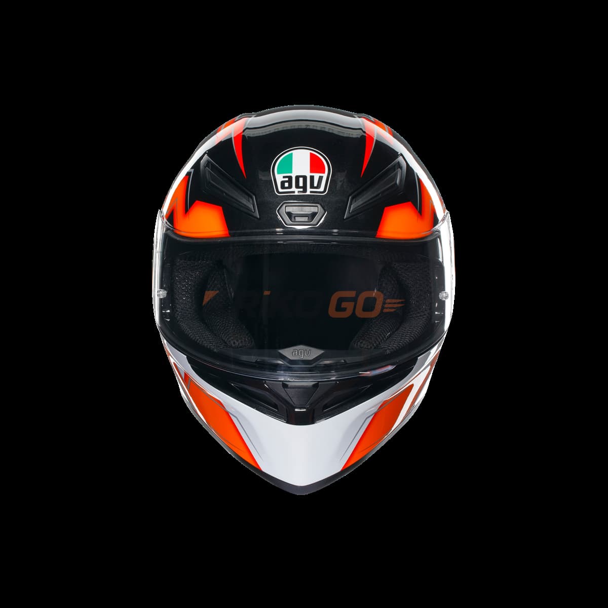 Agv Agv K1 S Kripton Black Orange Kapalı Kask