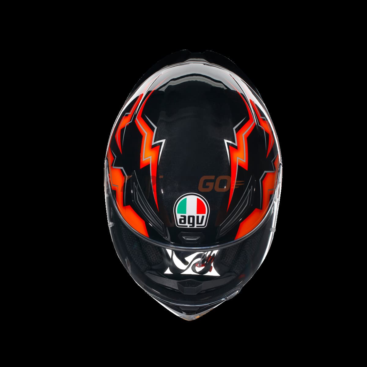 Agv Agv K1 S Kripton Black Orange Kapalı Kask