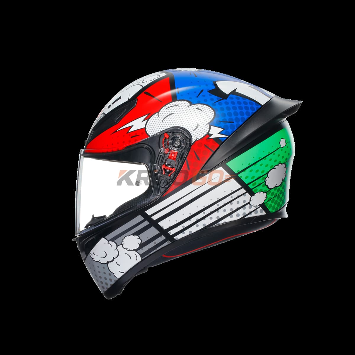 Agv Agv K1 S Bang Matt Blue Kapalı Kask