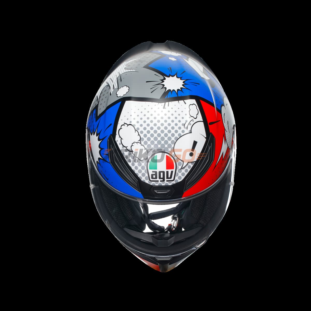 Agv Agv K1 S Bang Matt Blue Kapalı Kask