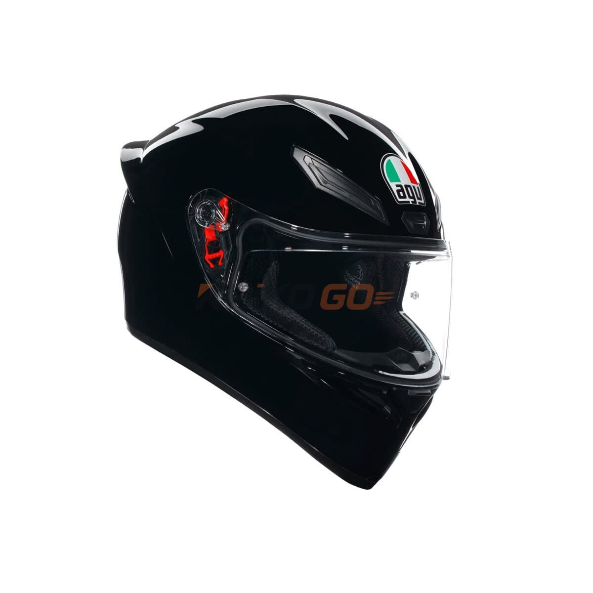 Agv K1 S Mono Black Kapalı Kask