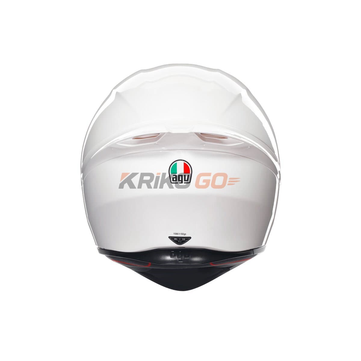 Agv Agv K1 S Mono White Kapalı Kask