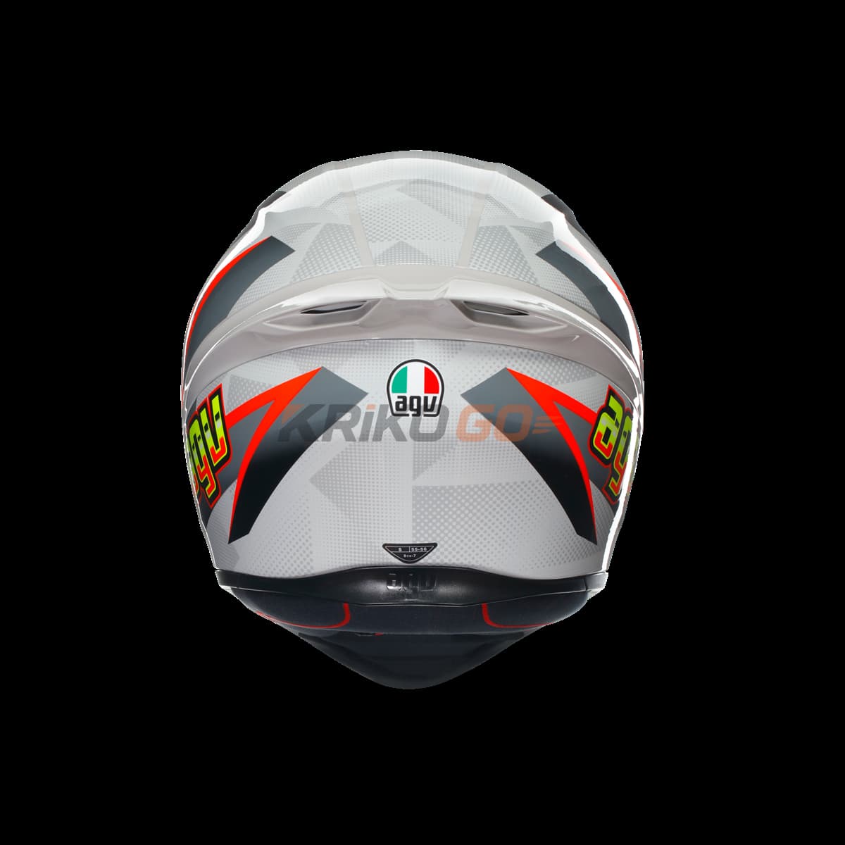 Agv Agv K1 S Blipper Grey Red Kapalı Kask