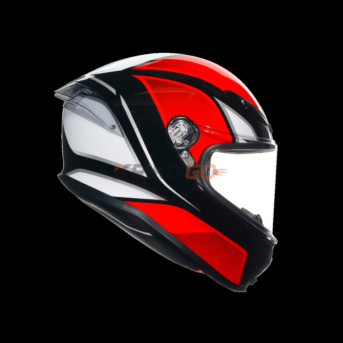 Agv Agv K6 S Hyphen Black Red White Kapalı Kask