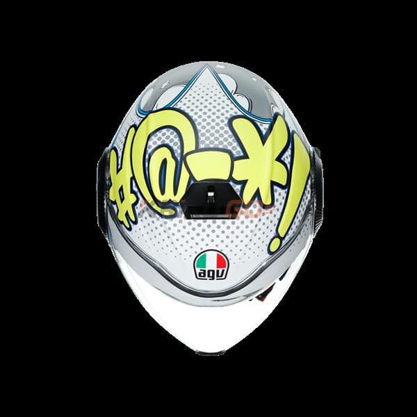 Agv Agv Orbyt Multi Vibes Matt Grey Yellow Açık Kask