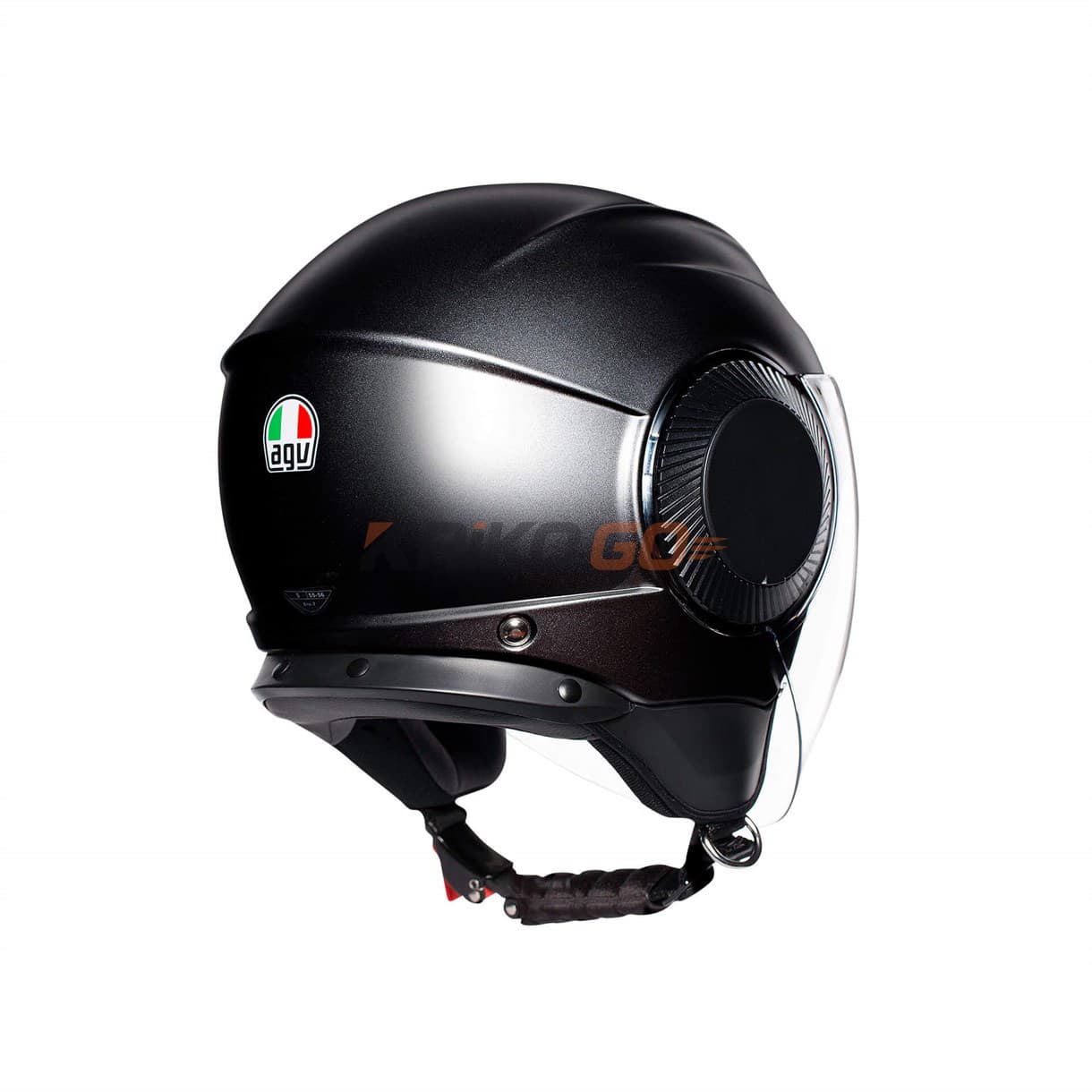 Agv Agv Orbyt Solid Matt Black Açık Kask