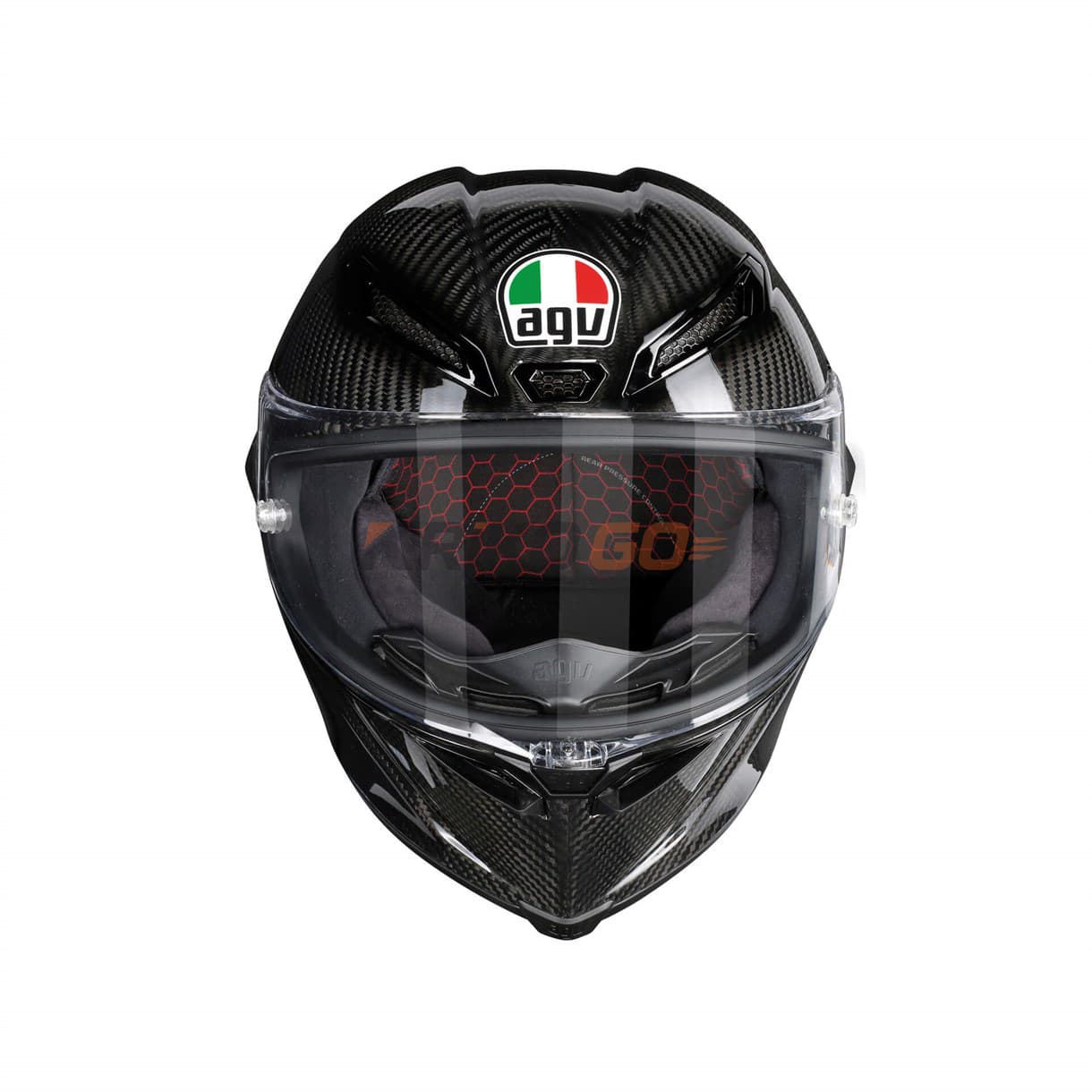 Agv AGV Pista GP R Solid Glossy Carbon Kapalı Kask