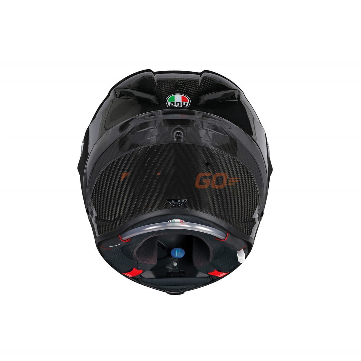 Agv AGV Pista GP R Solid Glossy Carbon Kapalı Kask