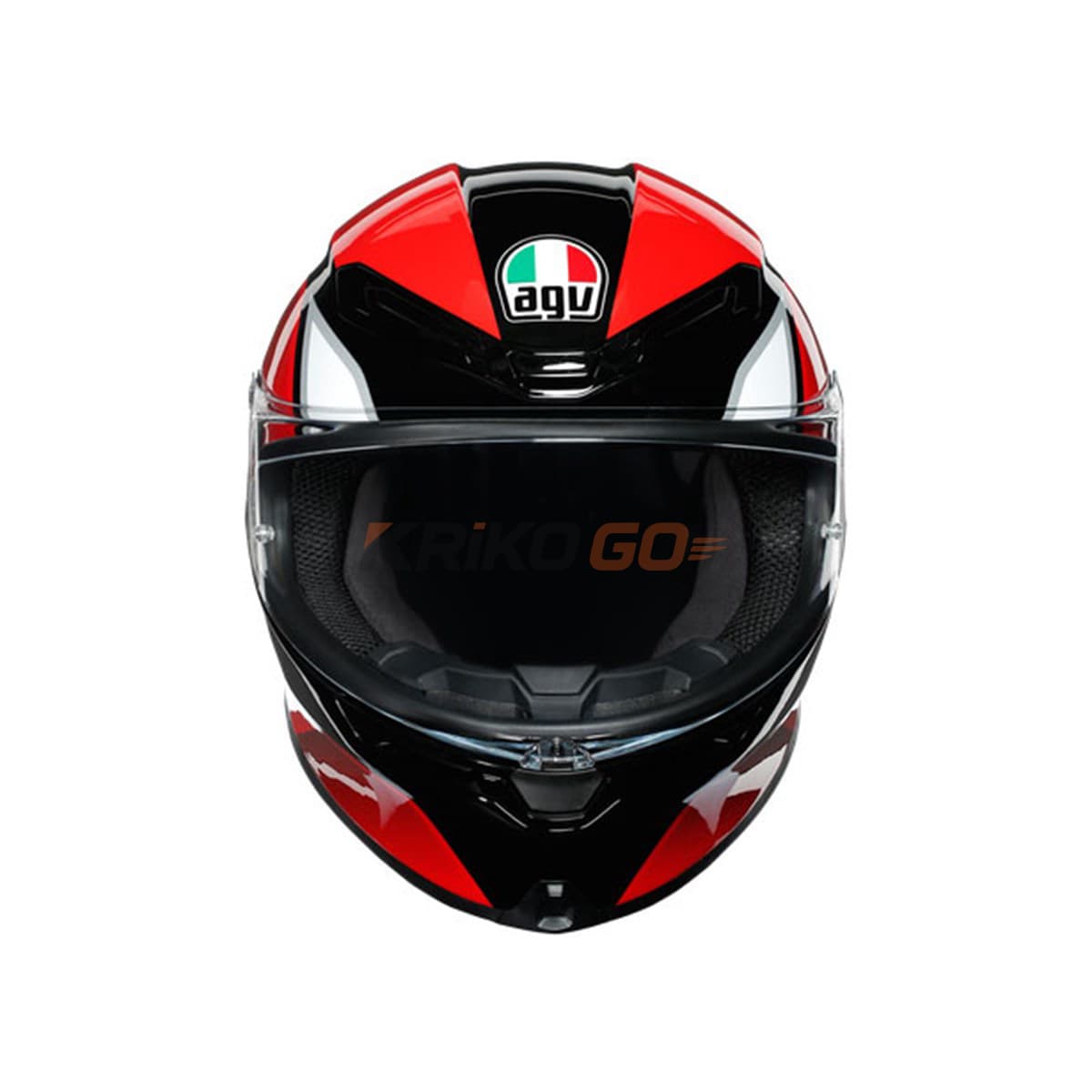 Agv Agv K6 Multi Hypen Black Red White Kapalı Kask