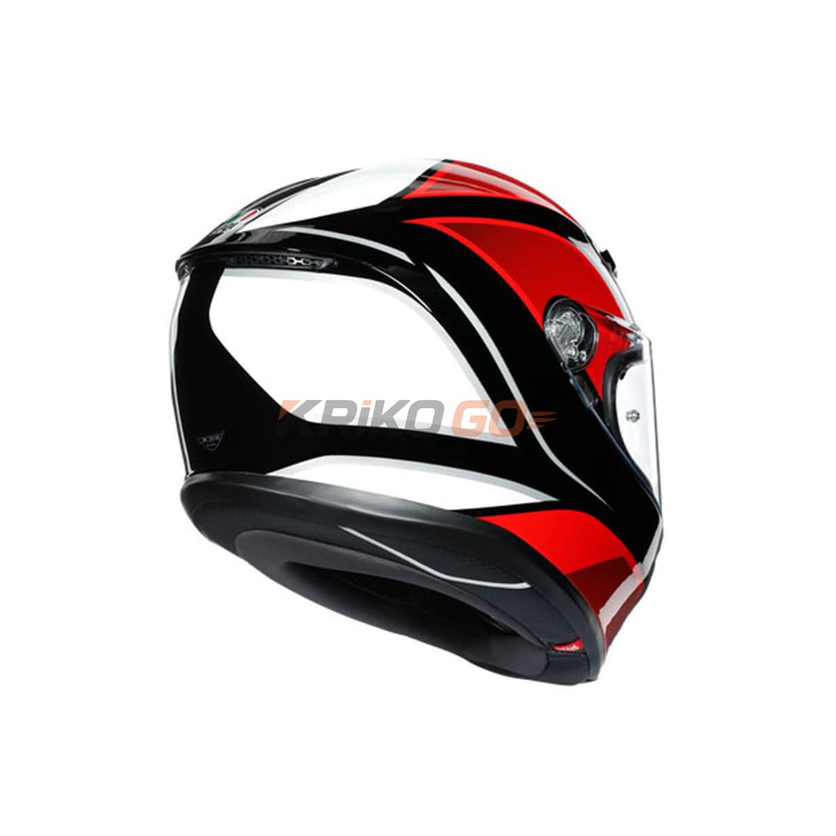 Agv Agv K6 Multi Hypen Black Red White Kapalı Kask