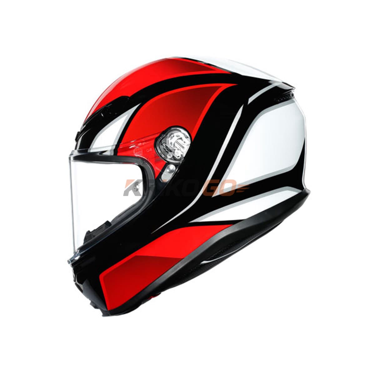 Agv Agv K6 Multi Hypen Black Red White Kapalı Kask