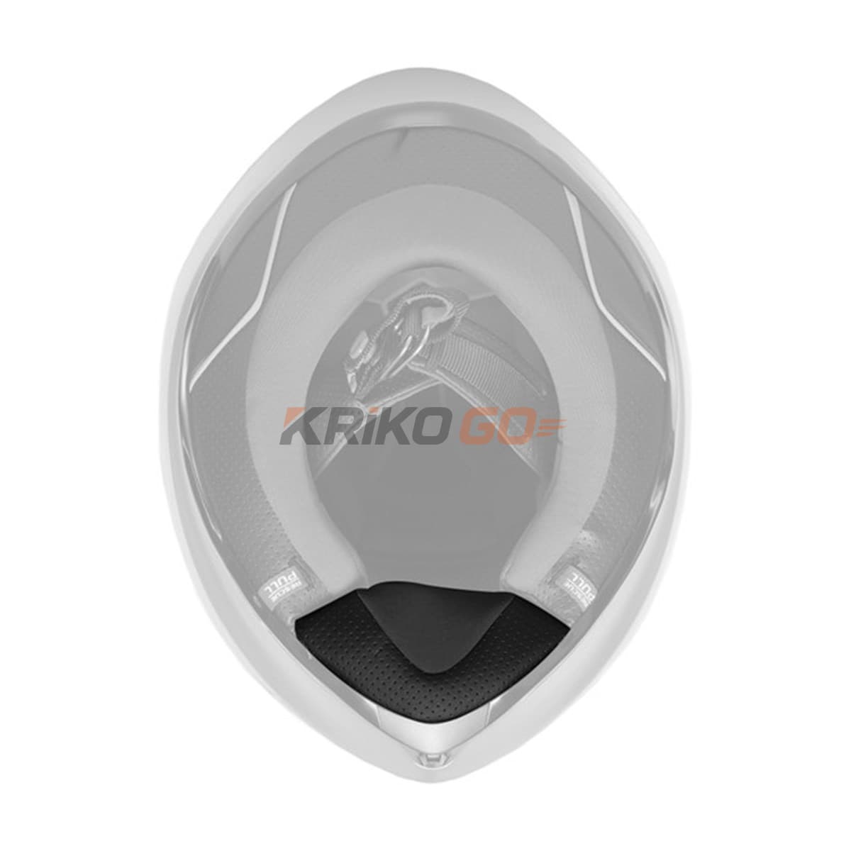 Agv K6 Black/Grey Rüzgar Koruyucu
