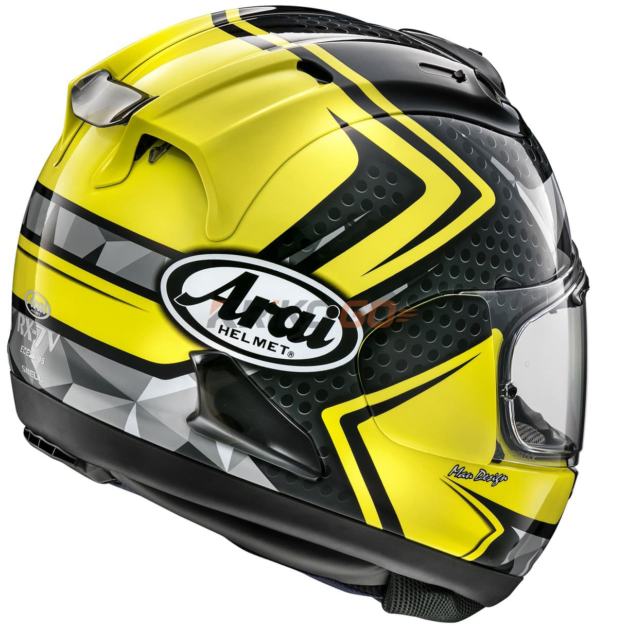 Arai Arai RX7V Dyno Fluor Yellow Kapalı Kask