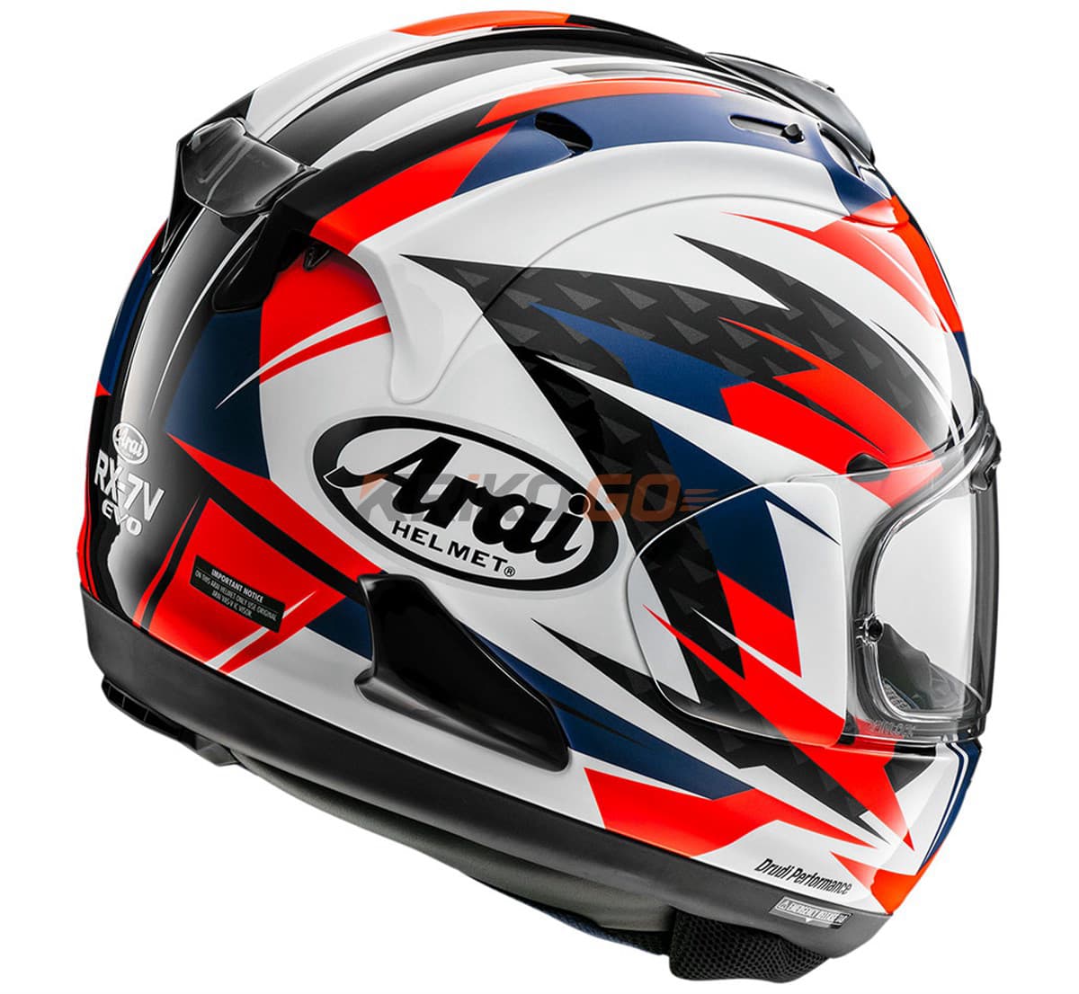 Arai Arai Yeni Rx7 V Evo Rush Red Kapalı Kask