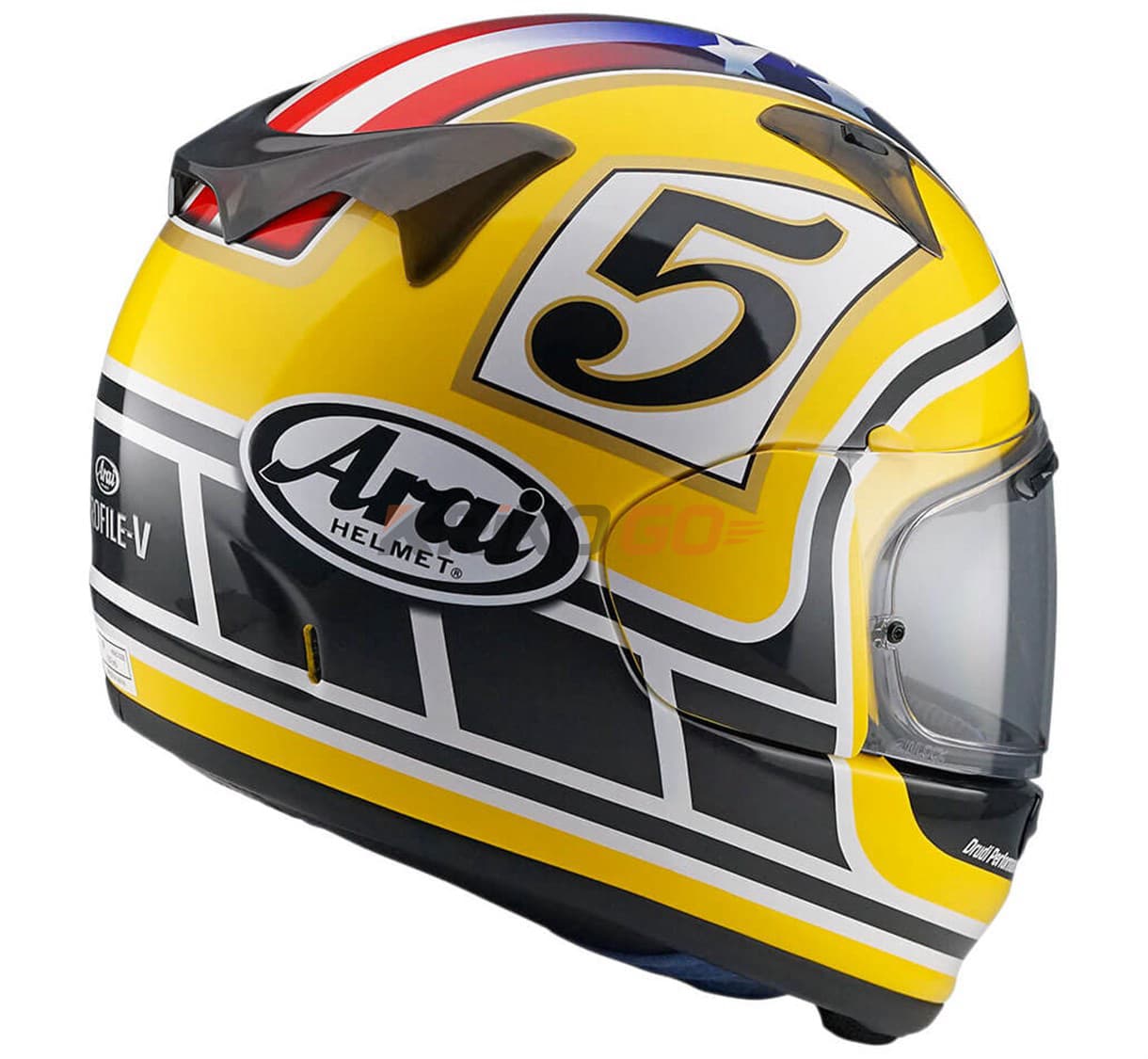 Arai Arai Profile-V Edwards Legend Yellow Kapalı Kask