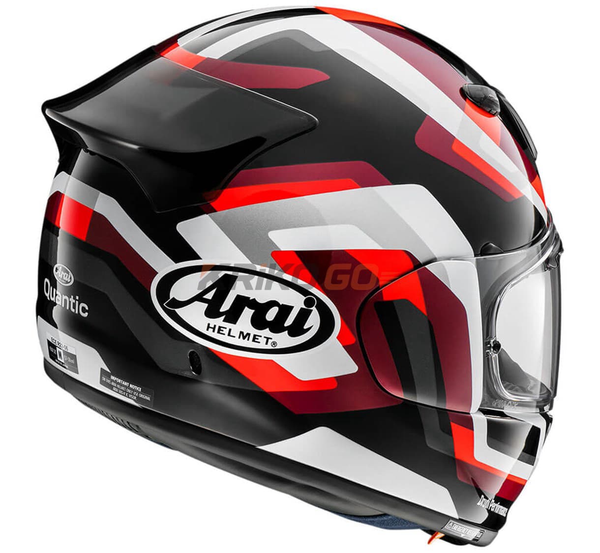 Arai Arai Quantic Snake Red Kapalı Kask