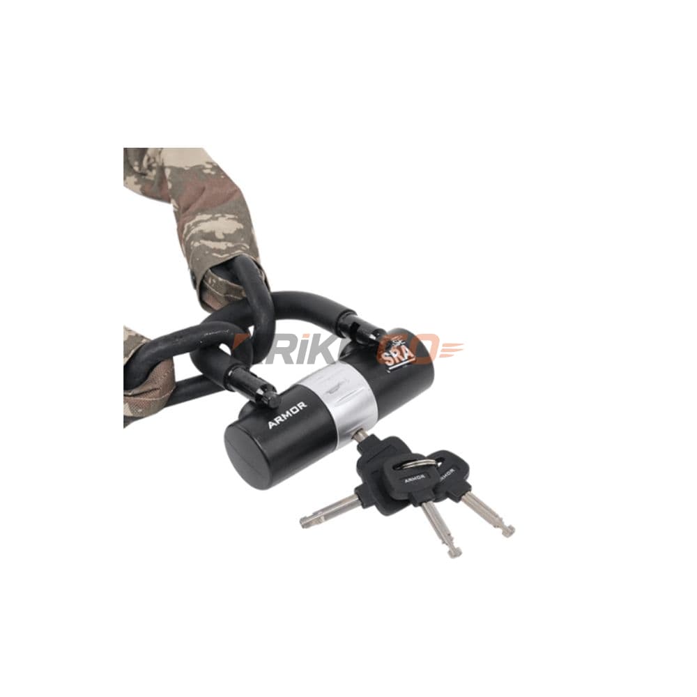 Armor Armor Military Serisi Dövme Çelik Zincir Kilit (10mm*1.8 mt)
