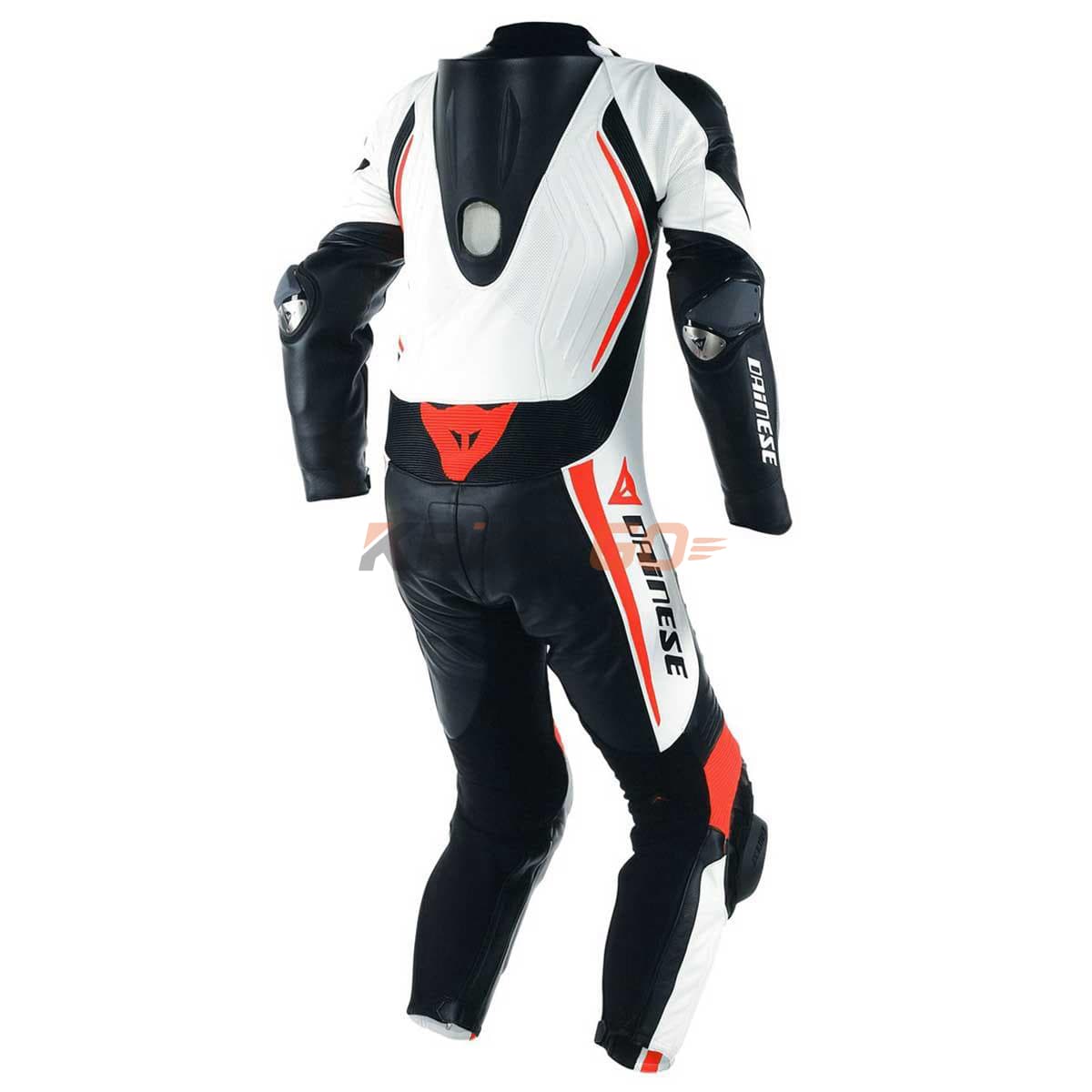 Dainese Dainese Laguna Seca D1 Black White Red Tek Parça Deri Tulum
