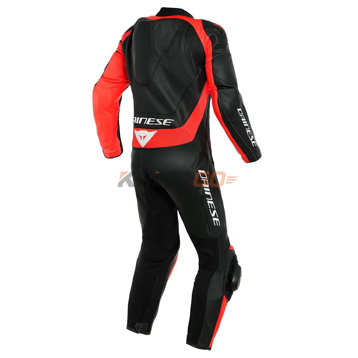 Dainese Dainese Assen Suit Blk Fluo Red Tek Parça Tulum