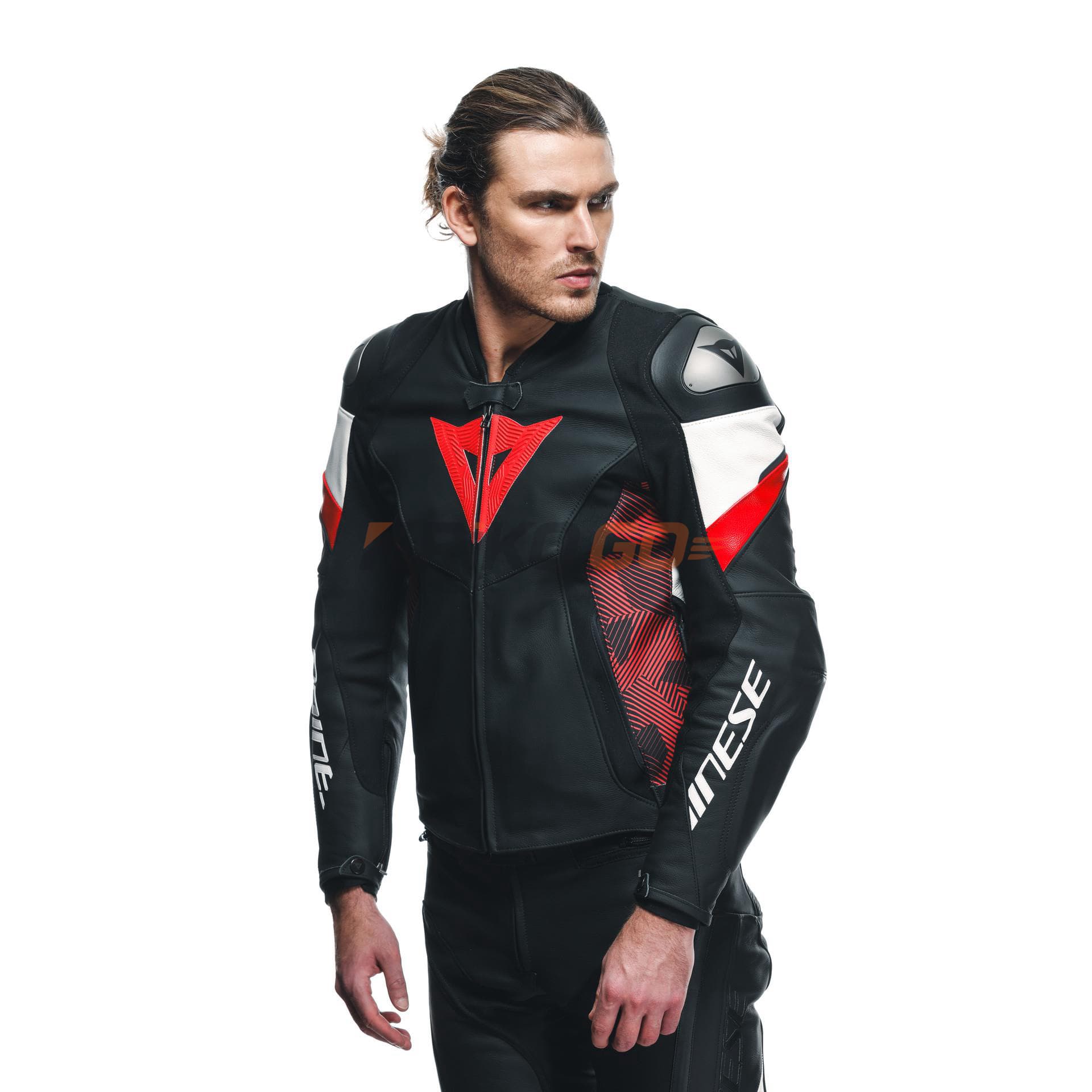 Dainese Dainese Avro 5 Blk Red Lava White Deri Mont