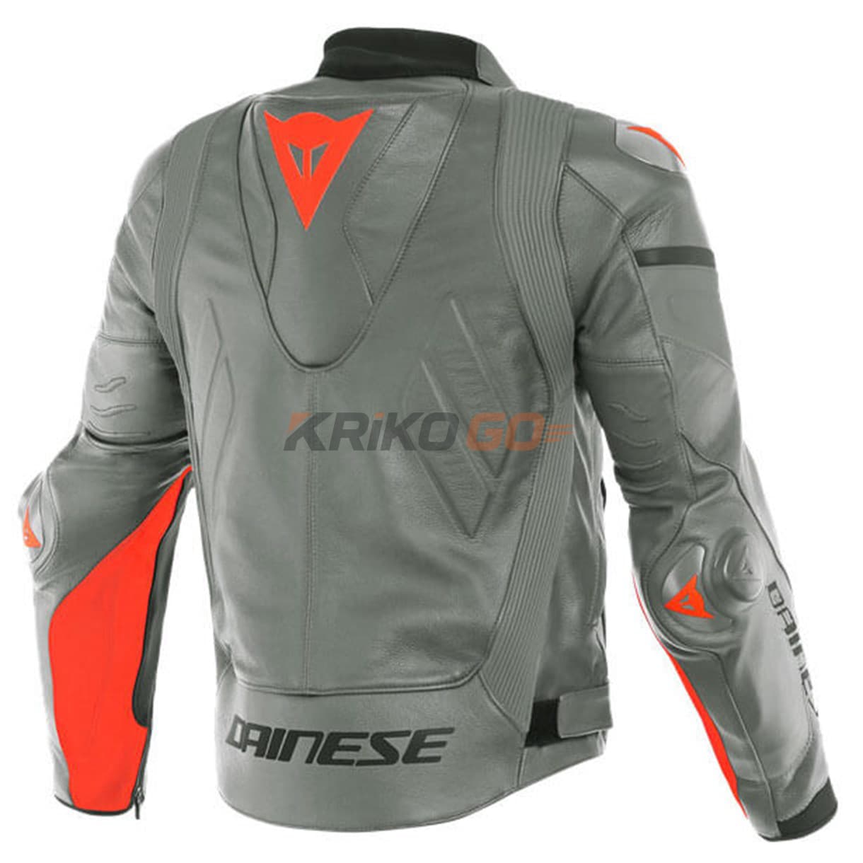 Dainese Dainese Super Race Deri Mont Gray Fluo Red