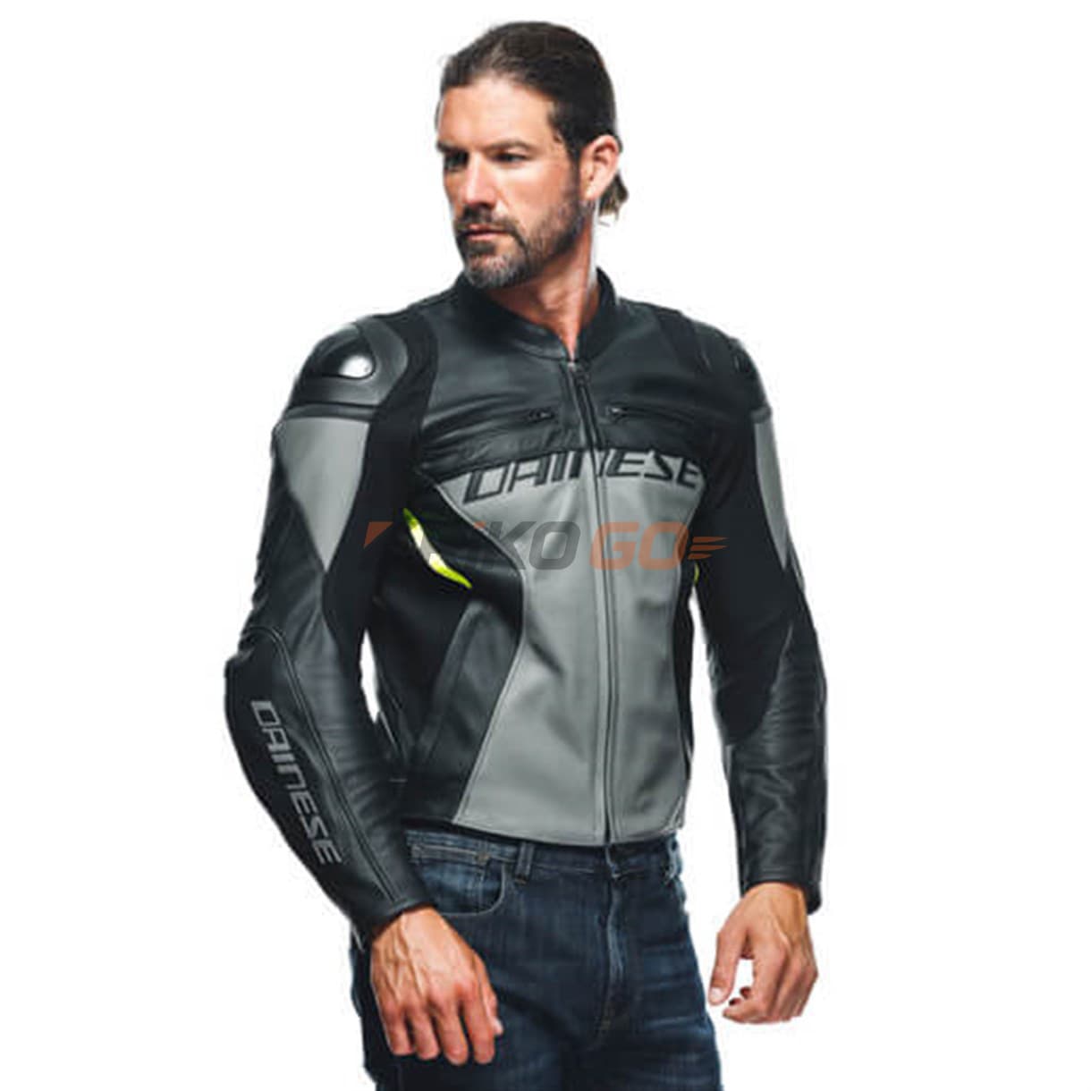 Dainese Dainese Racing 4 Gray Black Deri Mont
