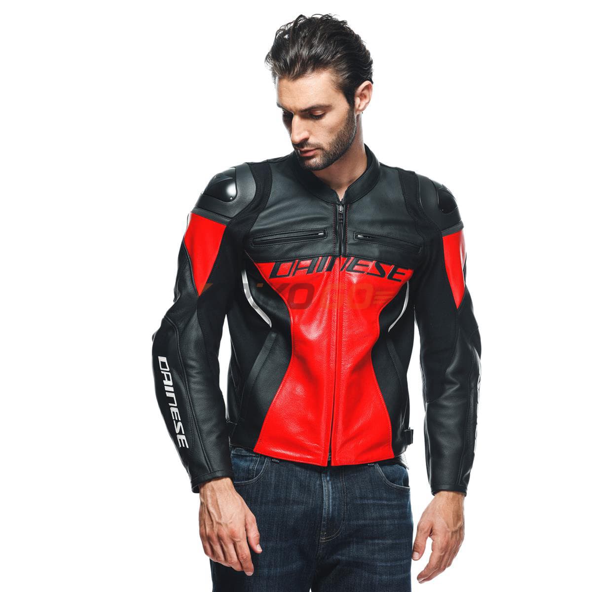 Dainese Dainese Racing 4 Lava Red Black Deri Mont
