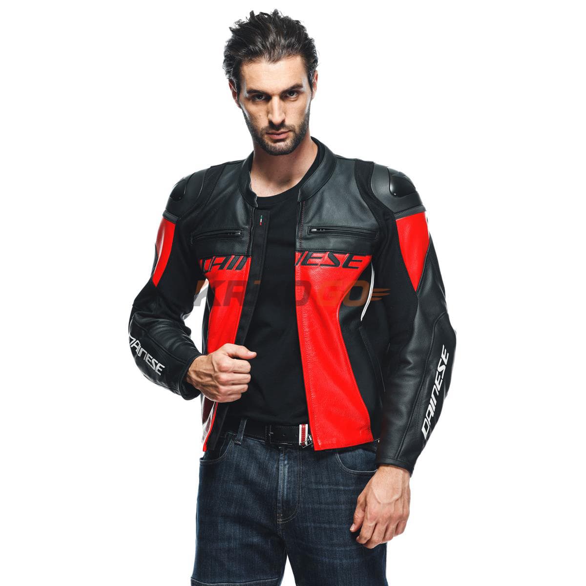 Dainese Dainese Racing 4 Lava Red Black Deri Mont